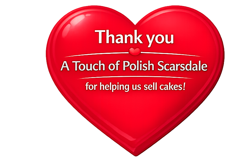 Thank-you heart for A Touch of Polish Scarsdale