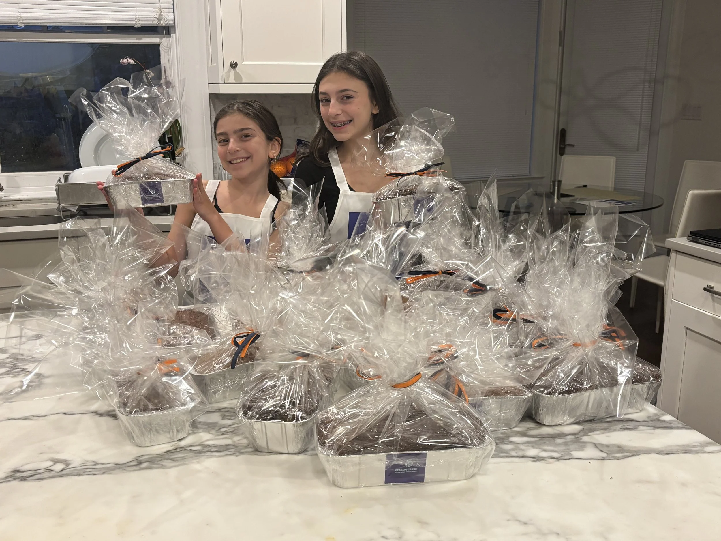 PeaceofCakes volunteers delivering cakes